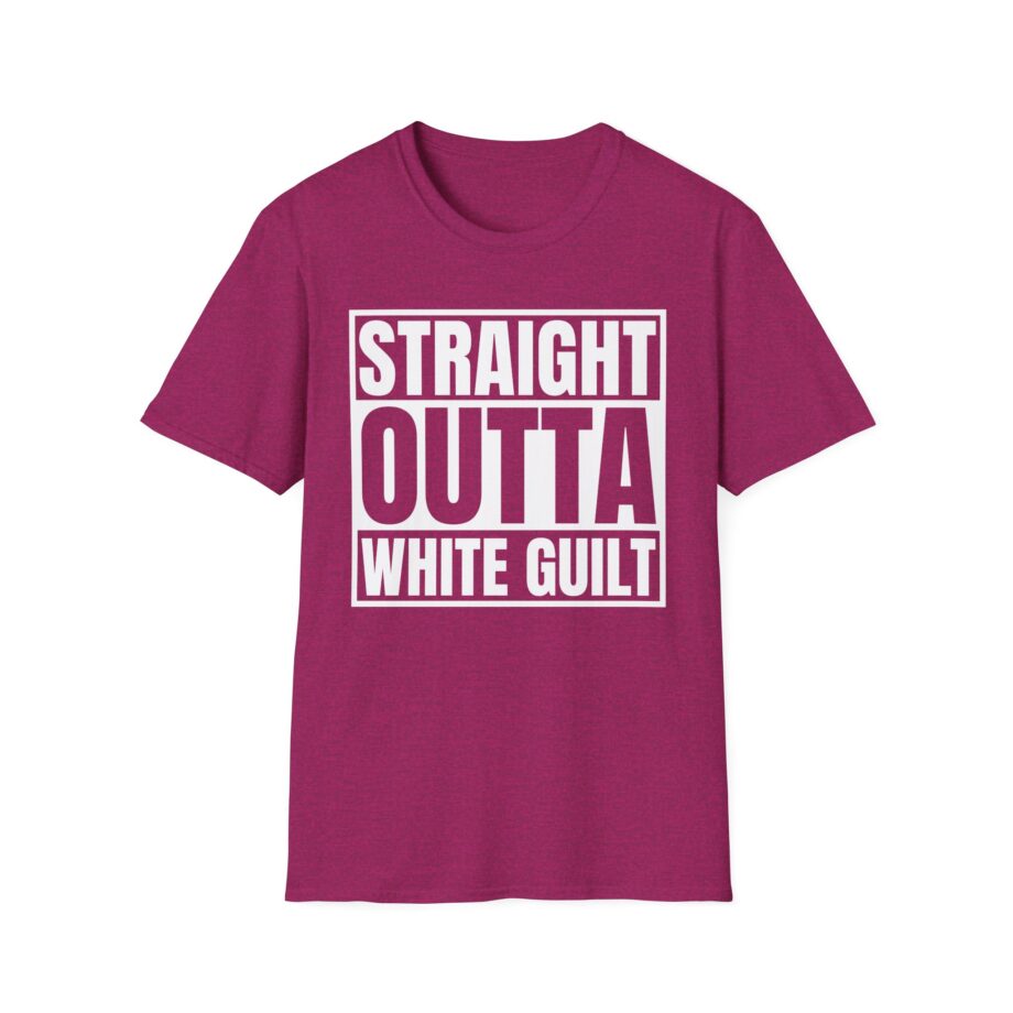 Straight Outta White Guilt Unisex Softstyle T-Shirt