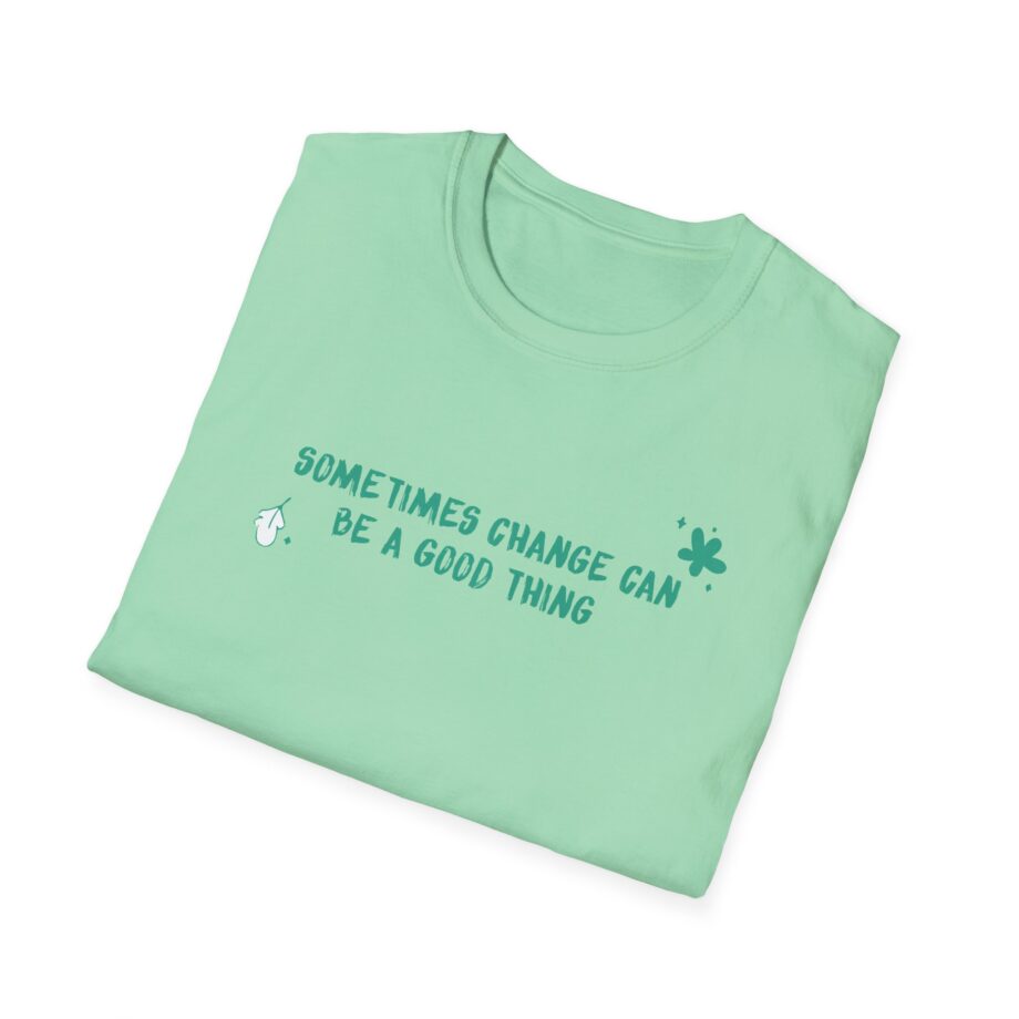 Heartstopper Sometimes Change Can Be a Good Thing Unisex Softstyle T-Shirt