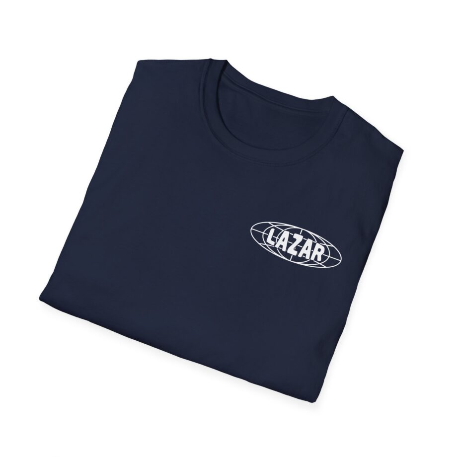 Lazarbeam Globe Indigo Unisex Softstyle T-Shirt