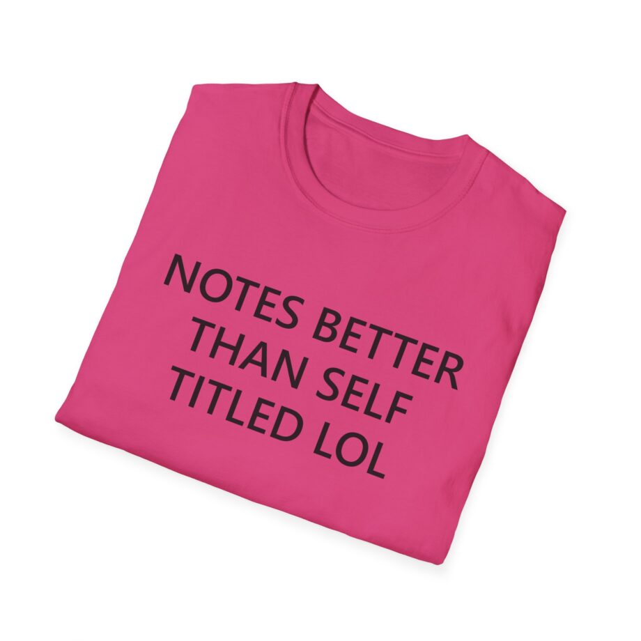 The  Notes > Self Titled Unisex Softstyle T-shirt