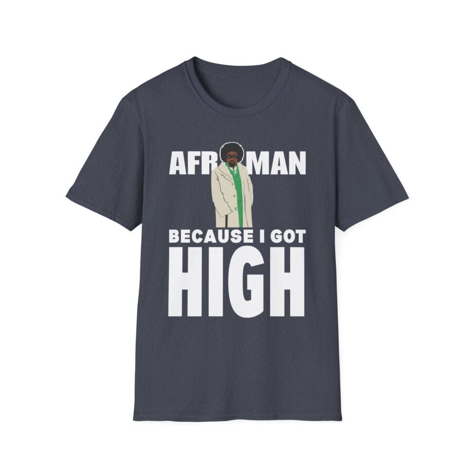 Because I Got High Afroman Unisex Softstyle T-Shirt