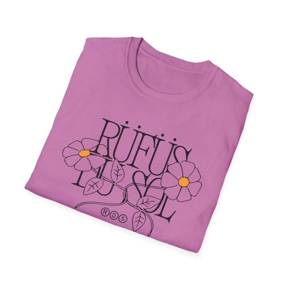 Rufus Du Sol Flower Ecru Unisex Softstyle T-Shirt