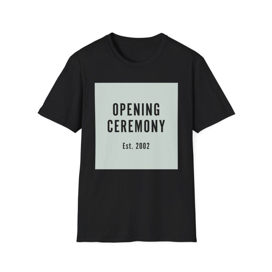 Rewinside Opening Ceremony Est. 2002 Unisex Softstyle T-shirt