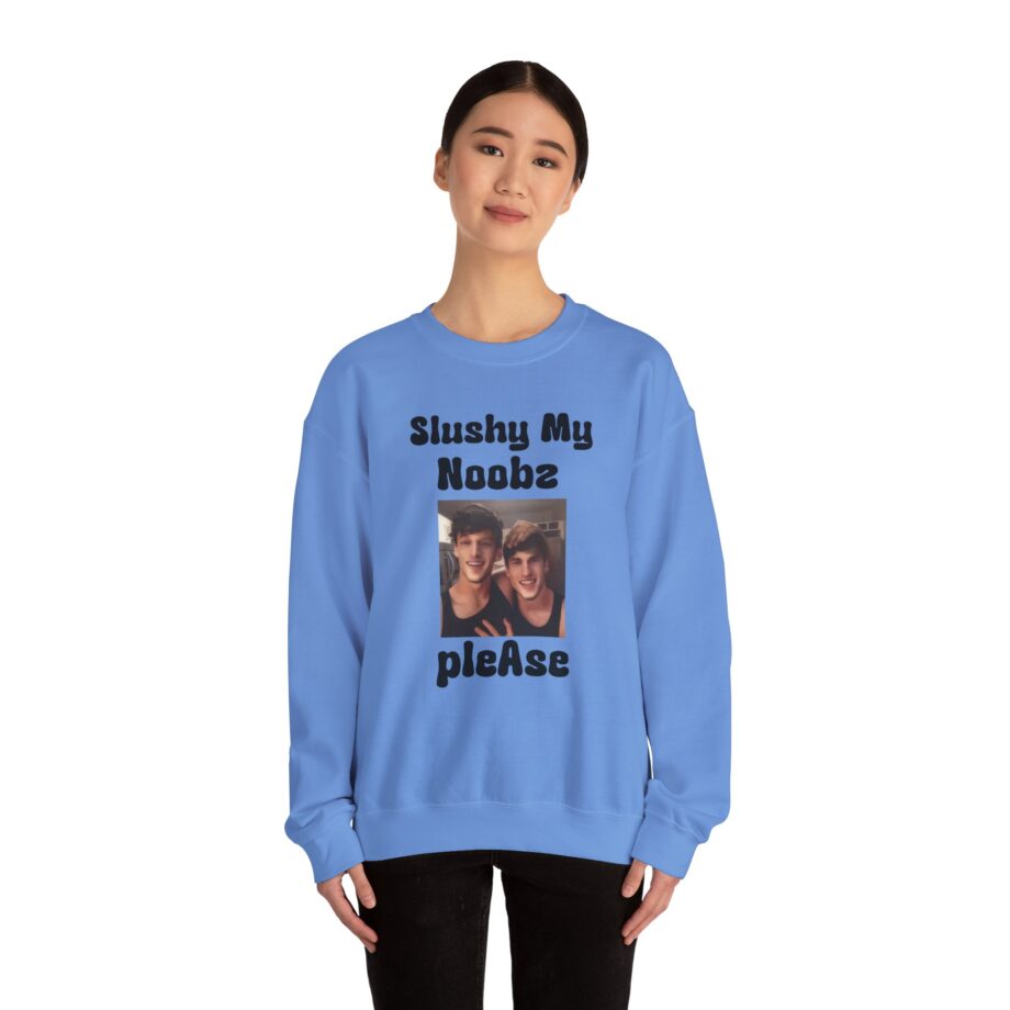 Slushy Noobz Martin and Hamzah Comedy Unisex Heavy Blend Crewneck Sweatshirt