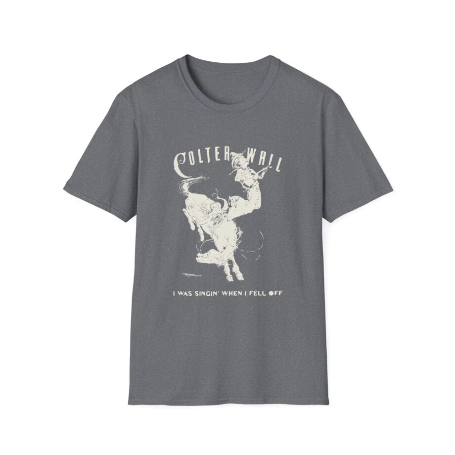 Colter Wall I Was Singin' When I Fell Off Unisex Softstyle T-shirt