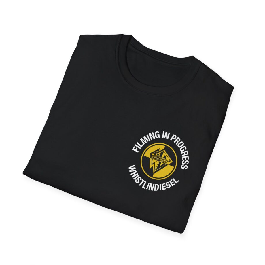 Whistlindiesel Filming in Progress Unisex Softstyle T-shirt