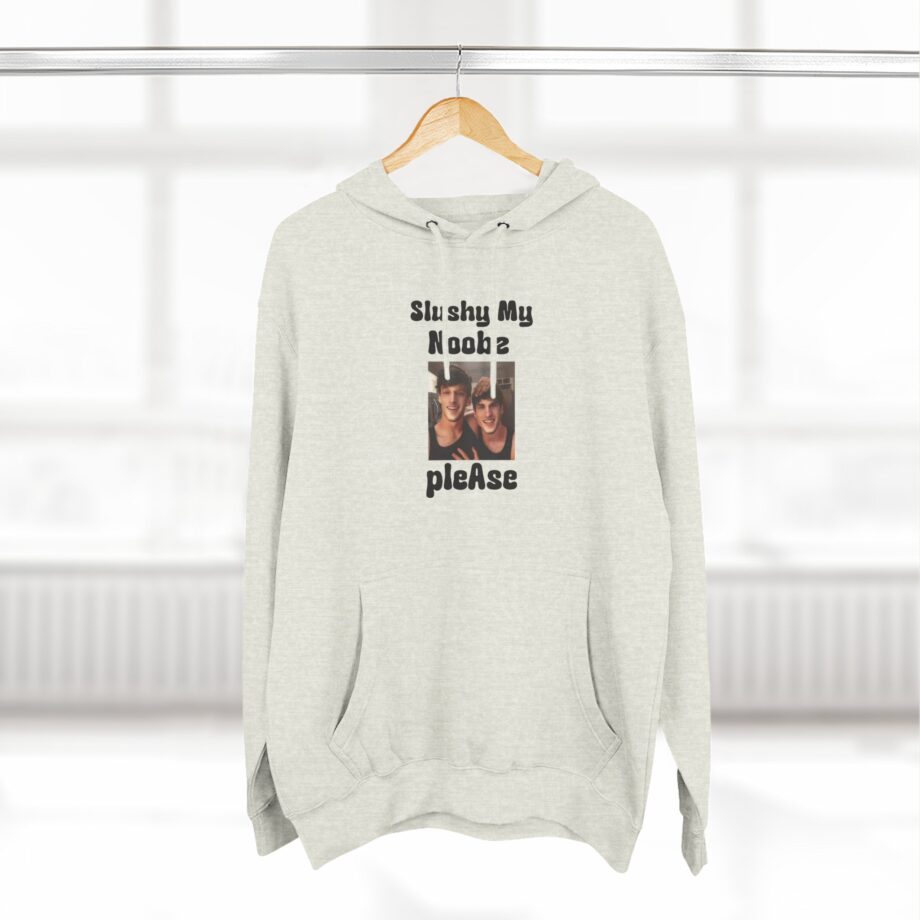 Slushy Noobz Martin and Hamzah Comedy Three-panel Fleece Hoodie