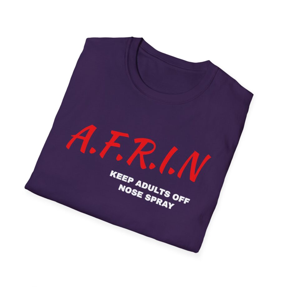 Nate Bargatze Afrin Keep Adults of Nose Spray Unisex Softstyle T-Shirt