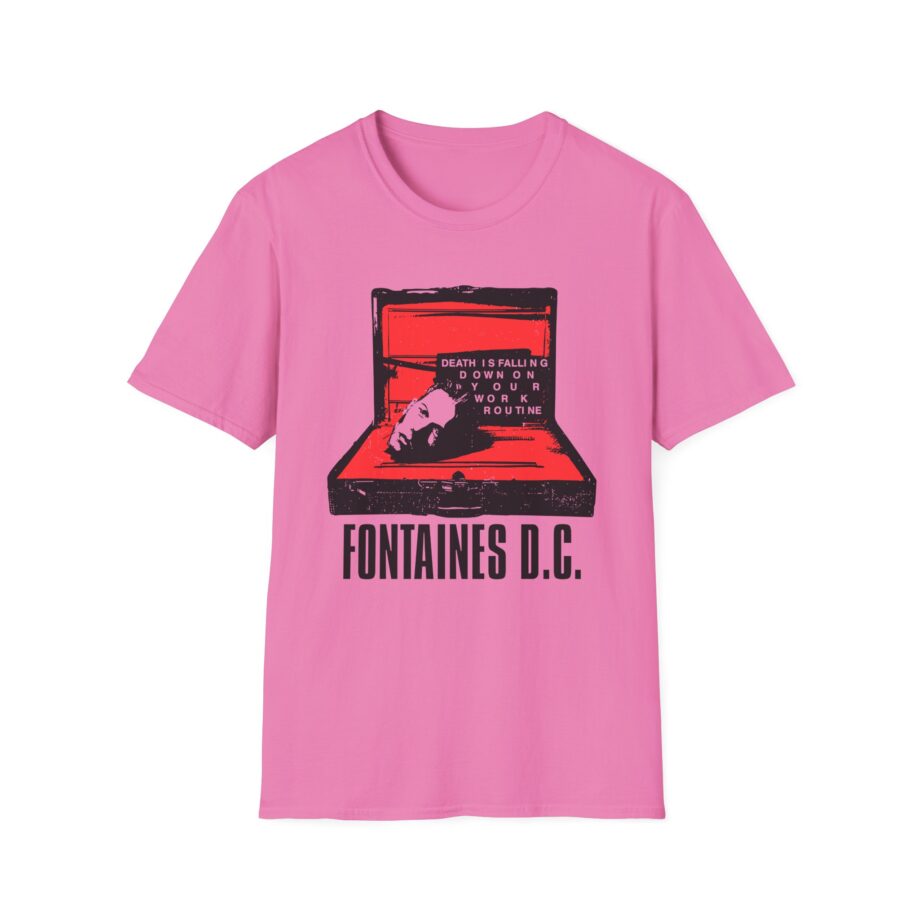 Fontaines Death Is Falling Down On Your Work Routine Unisex Softstyle T-Shirt