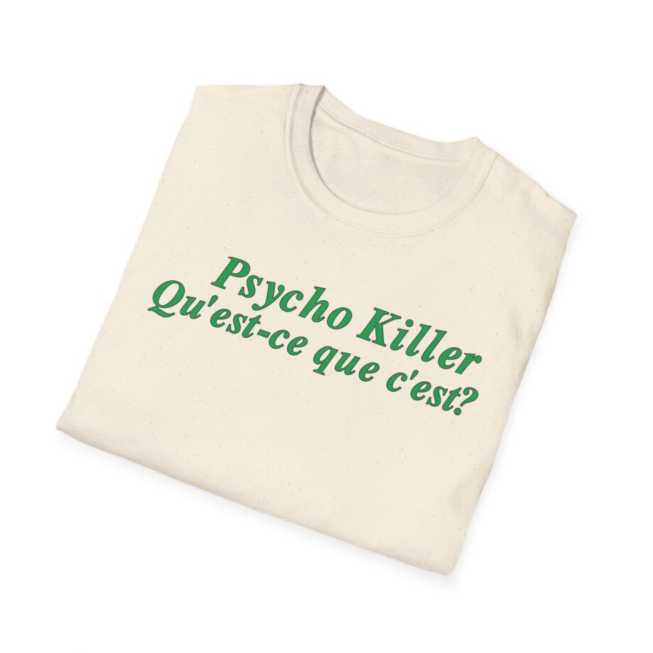Miley Cyrus Talking Heads X Miley Psycho Killer Unisex Softstyle T-Shirt