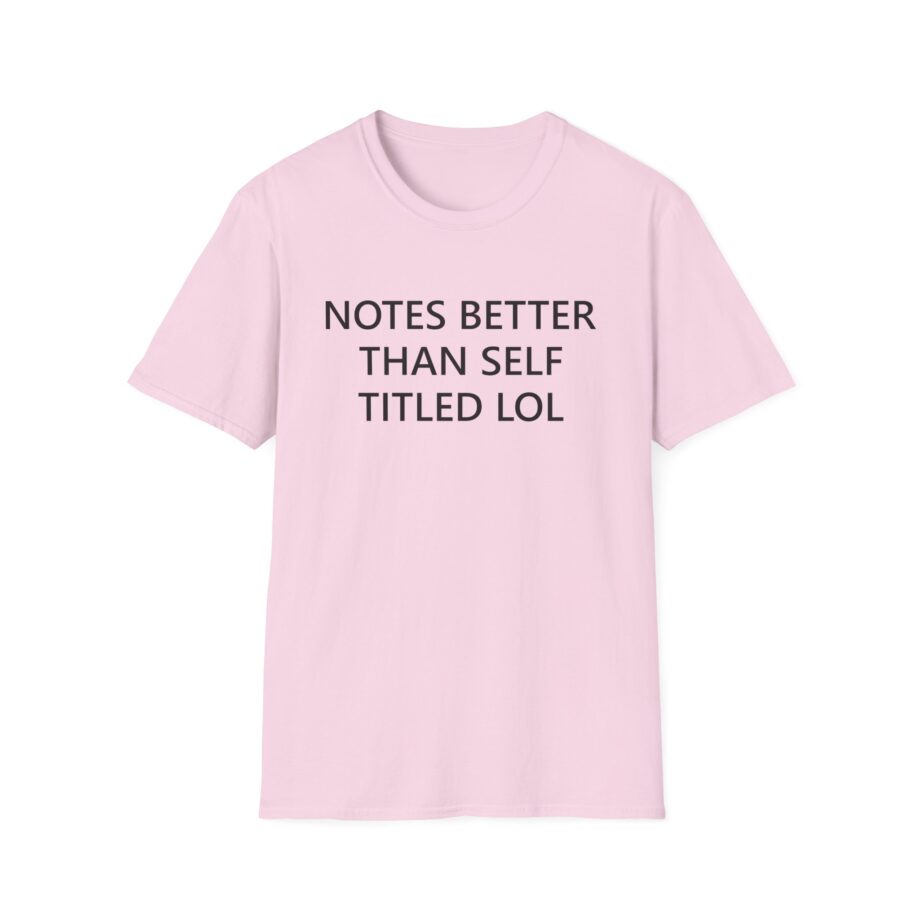 The  Notes > Self Titled Unisex Softstyle T-shirt