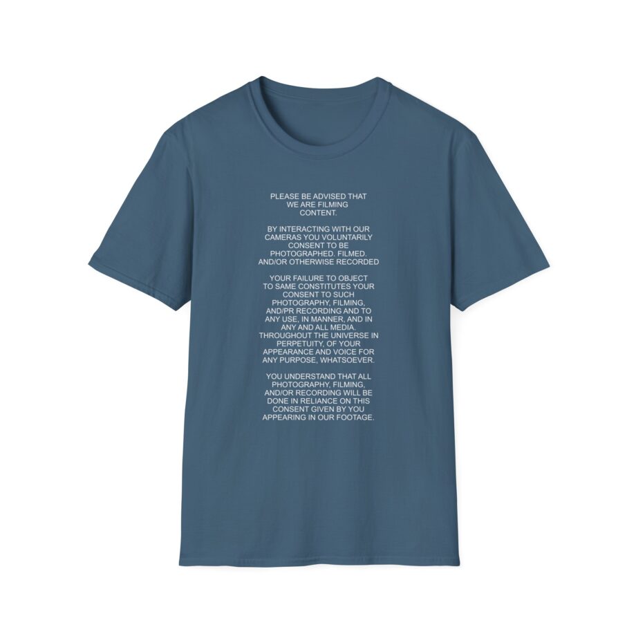 Nekrogoblikon We Are Filming Content Unisex Softstyle T-Shirt