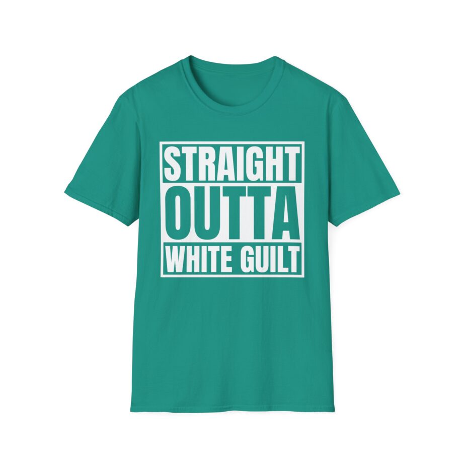 Straight Outta White Guilt Unisex Softstyle T-Shirt