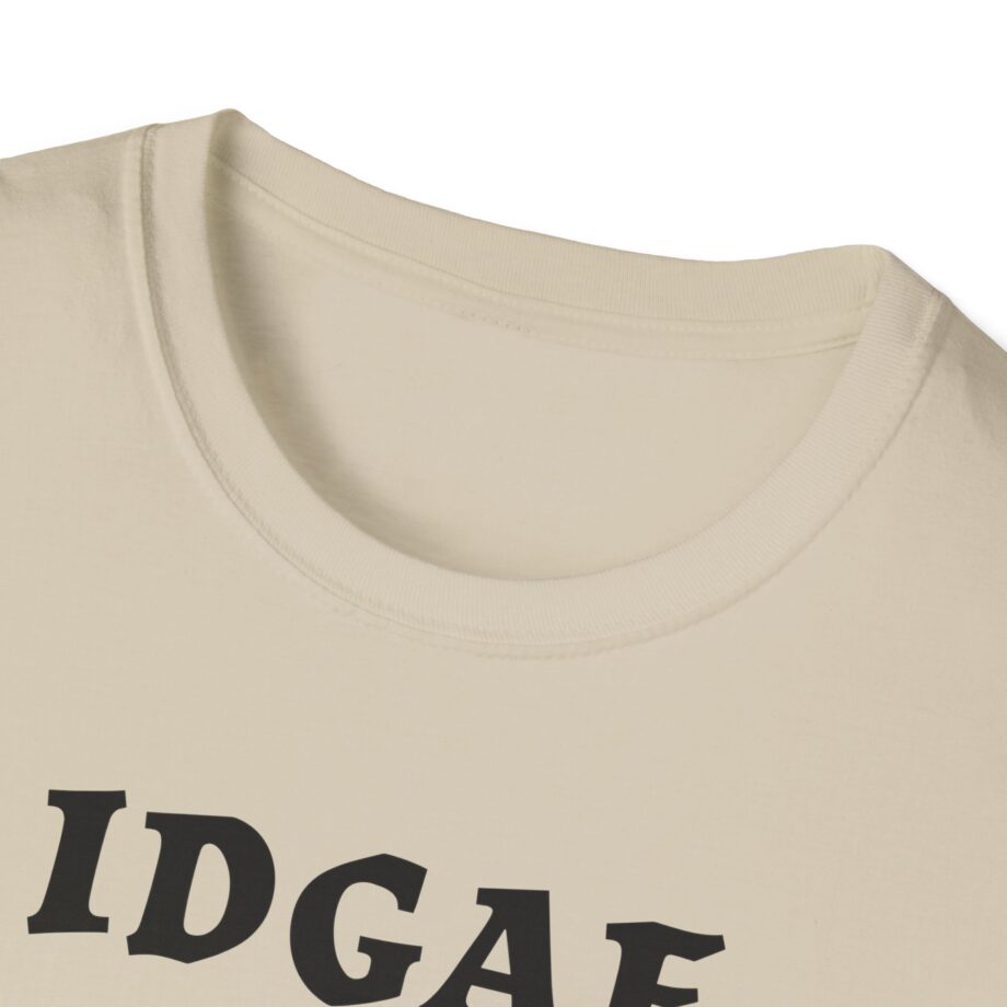 Sadie Crowell Idgaf Neon Middle Finger Unisex Softstyle T-shirt