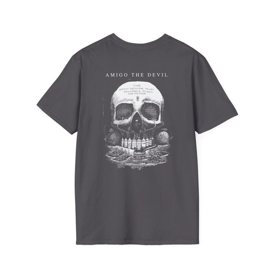 Amigo the Devil Death's Laboratory Unisex Softstyle T-shirt