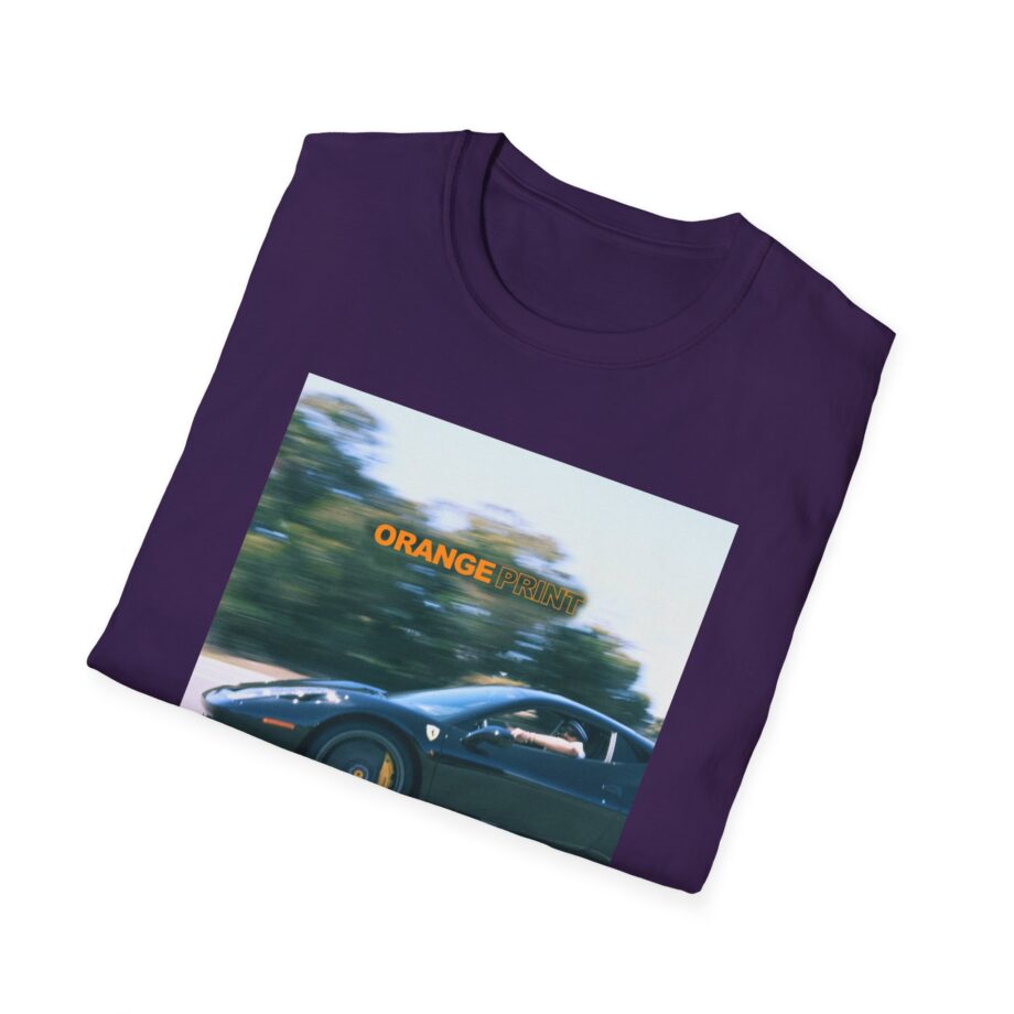Larry June Orange Print Unisex Softstyle T-shirt