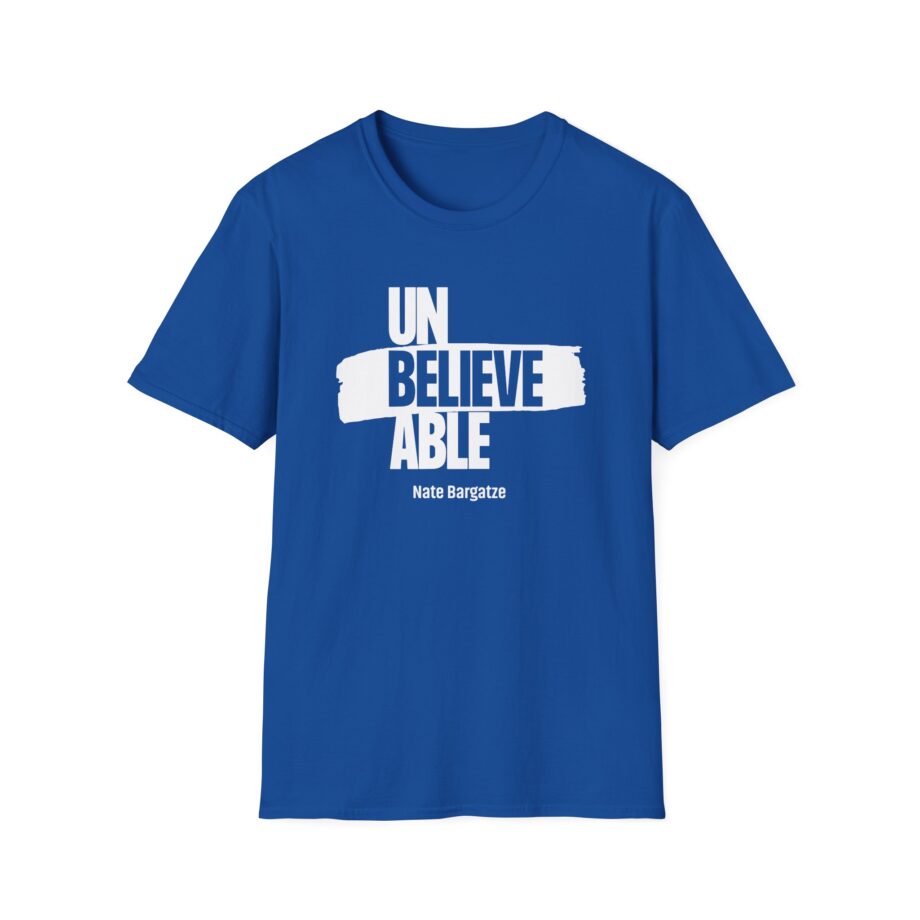 Nate Bargatze  Unbelievable Unisex Softstyle T-Shirt