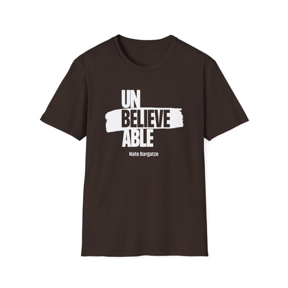 Nate Bargatze  Unbelievable Unisex Softstyle T-Shirt