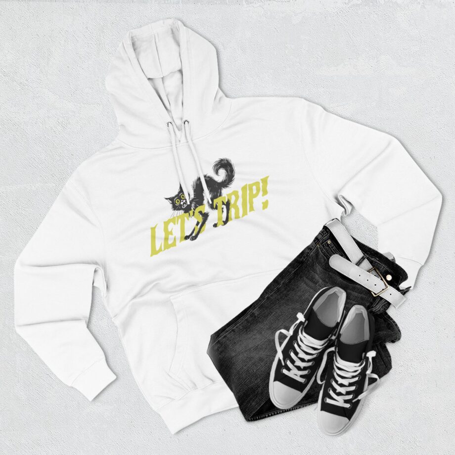 Sturniolo Let's Trip Cat Three-panel Fleece Hoodie