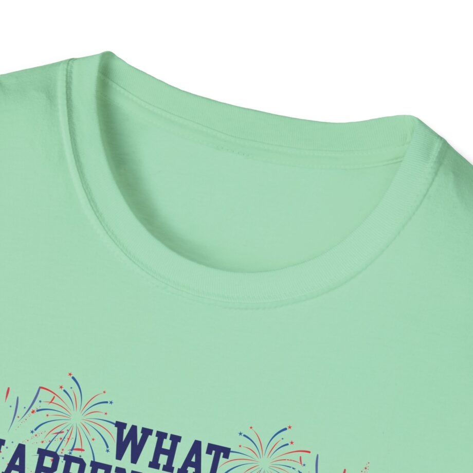 James Droz What Happeneduhhh Unisex Softstyle T-shirt