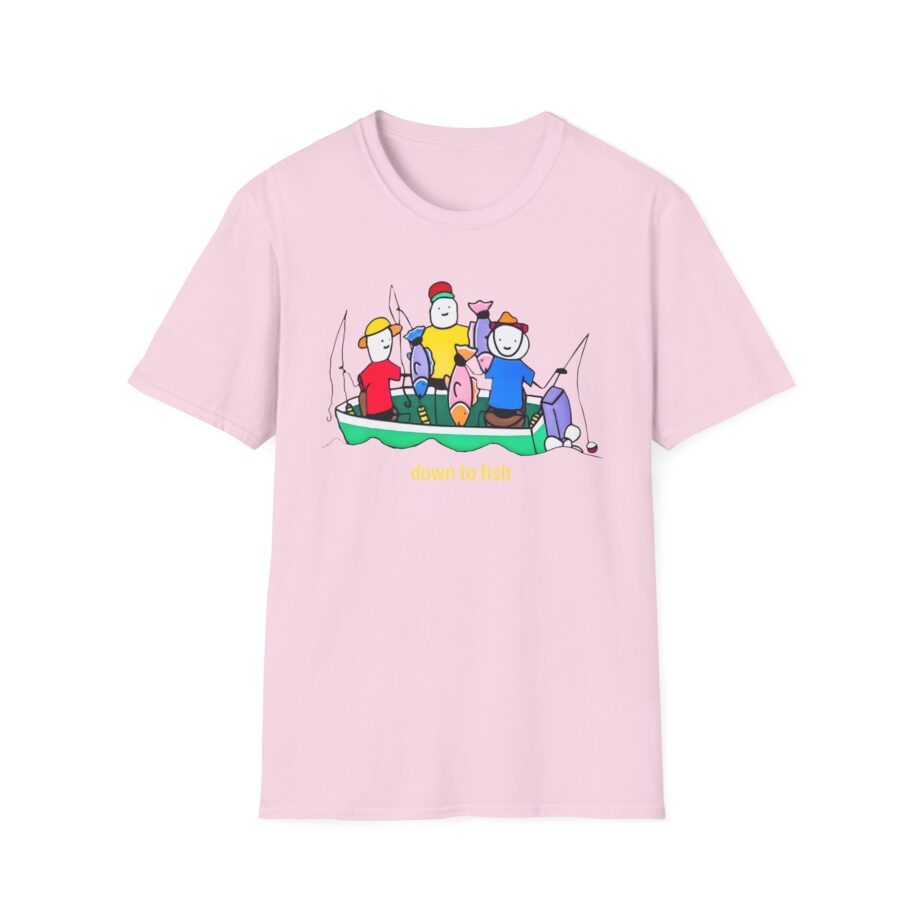 Super Mega Down to Fish Unisex Softstyle T-shirt