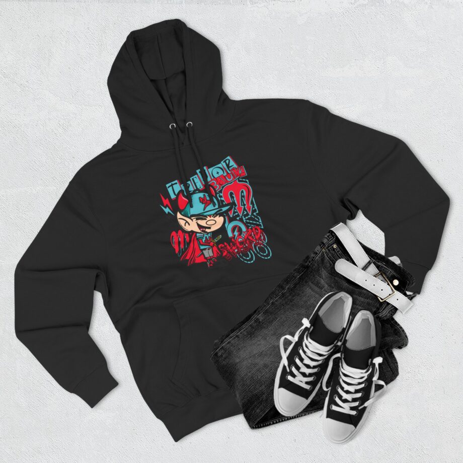Trevor Bauer Diablo's Cartoon Three-Panel Fleece Hoodie