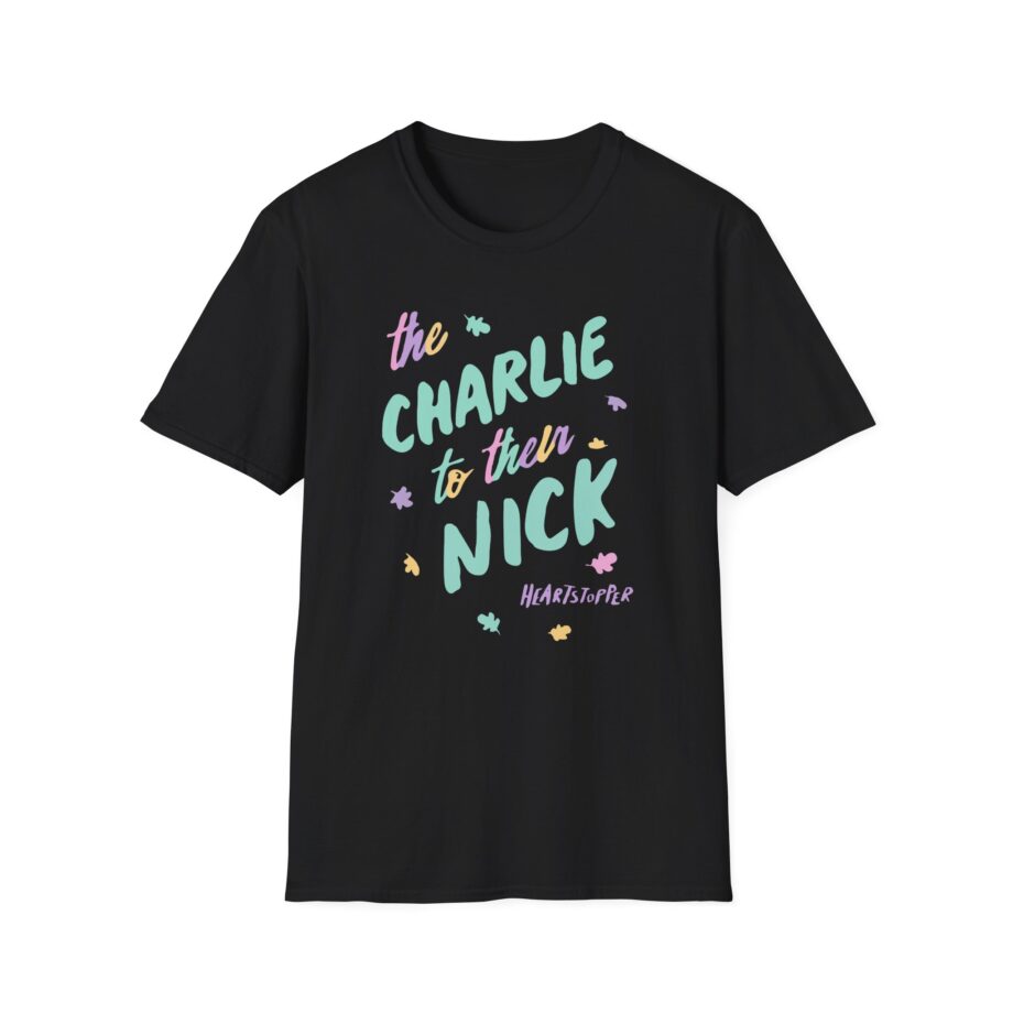 Heartstopper Charlie to Nick Pride Unisex Softstyle T-Shirt