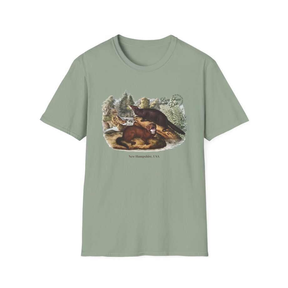 Live Free or Die in Mogul Hampshire Unisex Softstyle T-shirt