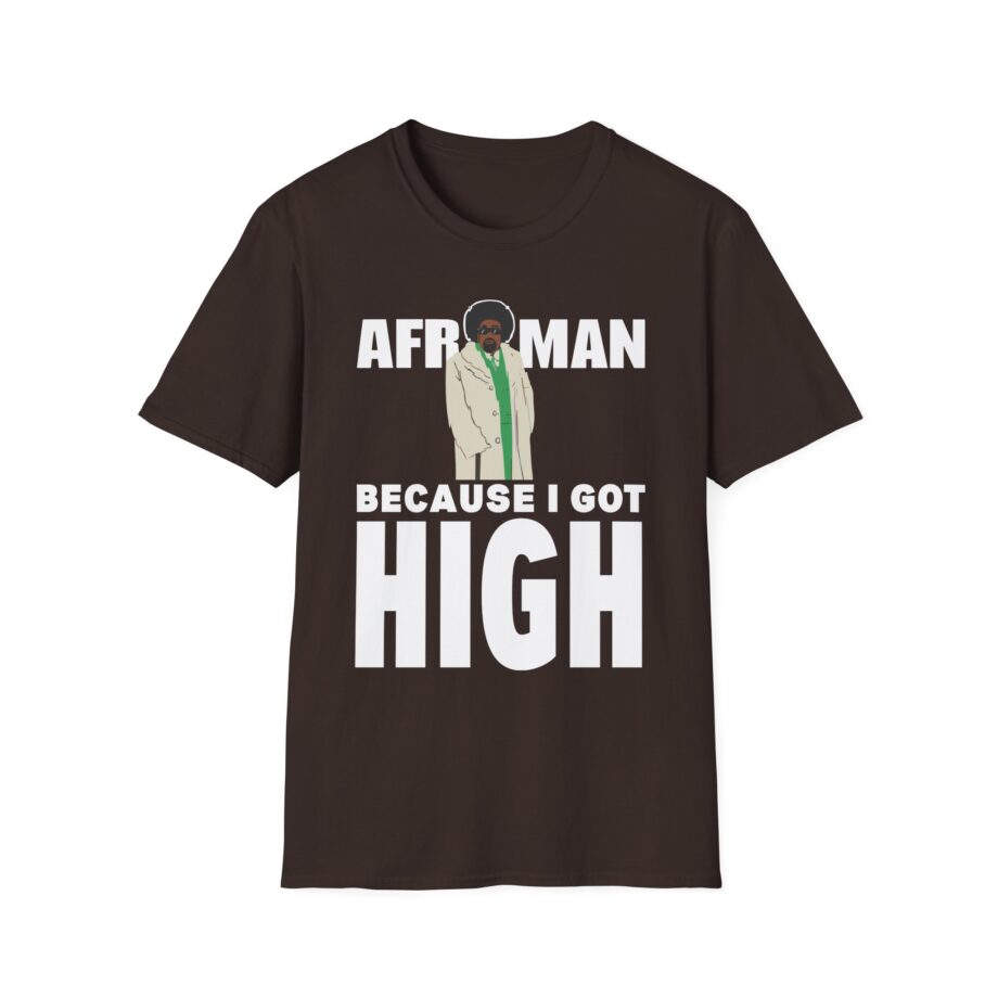 Because I Got High Afroman Unisex Softstyle T-Shirt