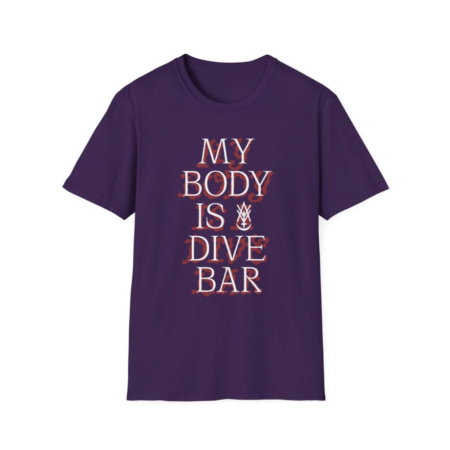 Amigo the Devil My Body is Dive Bar Unisex Softstyle T-shirt