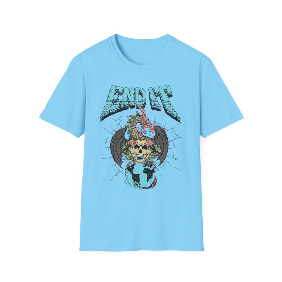 End It Dragon Skull Unisex Softstyle T-Shirt