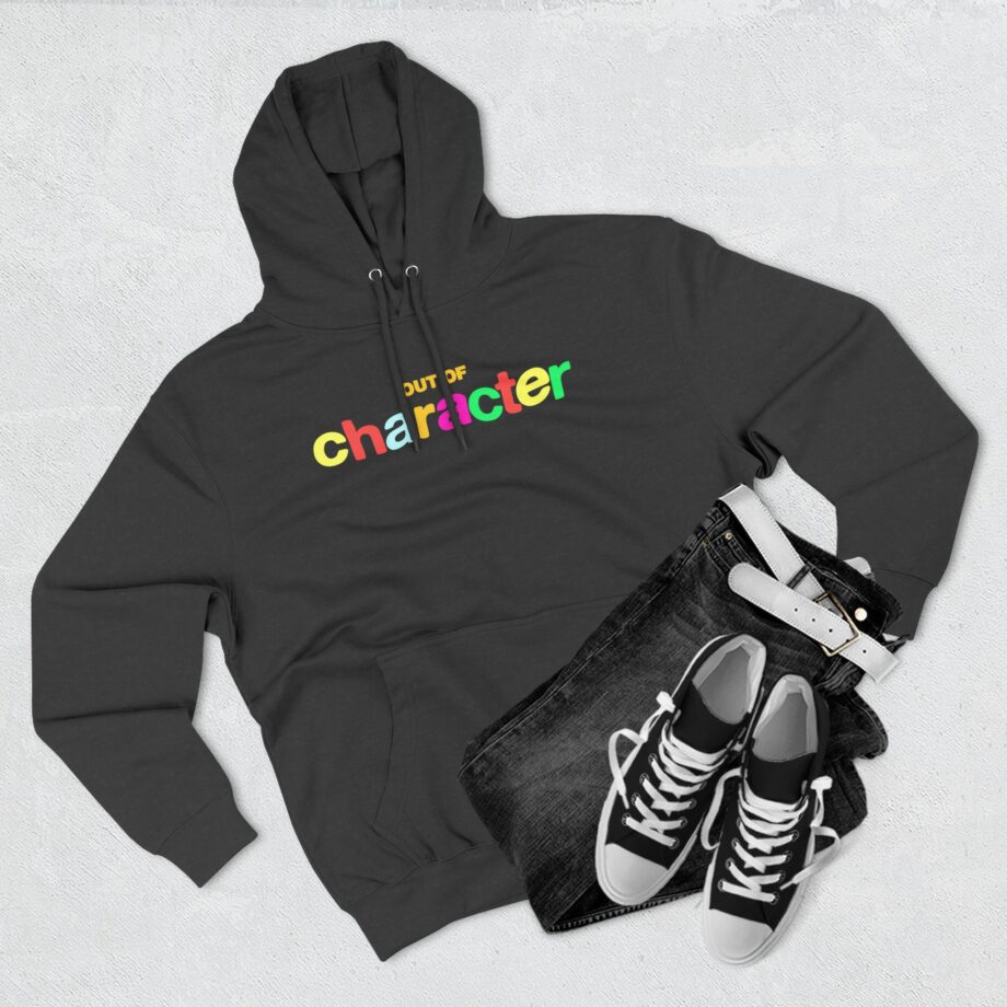 Slushy Noobz  Out Of Character Three-panel Fleece Hoodie