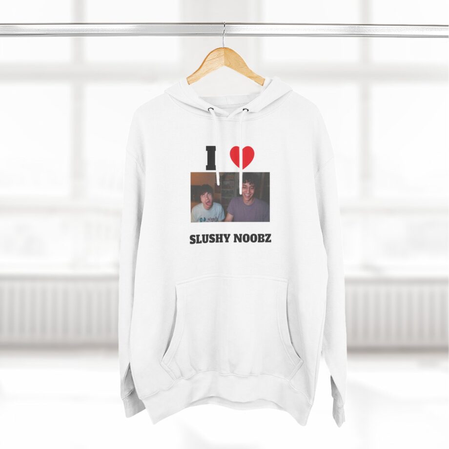 I Heart Slushy Noobz Three-panel Fleece Hoodie
