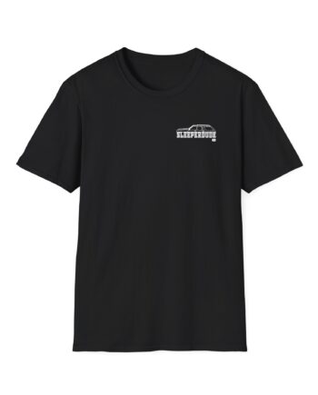 Sleeperdude It'sjust a Little Whiskey Dent on Back Unisex Softstyle T-Shirt