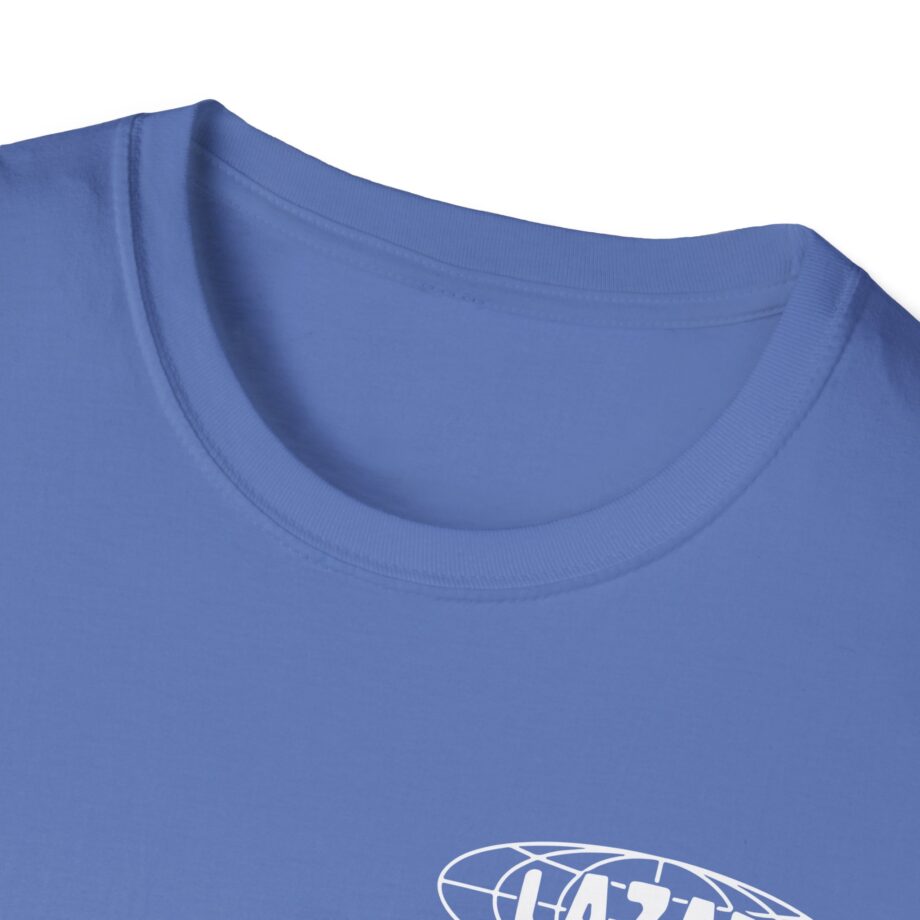 Lazarbeam Globe Indigo Unisex Softstyle T-Shirt