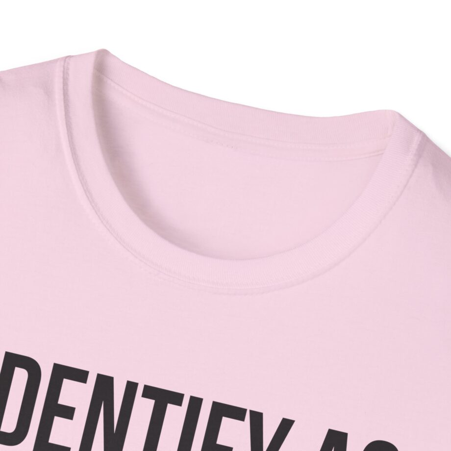 I Identify as an American Unisex Softstyle T-shirt