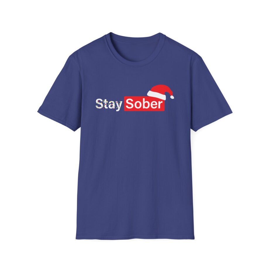 Daydrian Harding Xmas Stay Sober Unisex Softstyle T-shirt