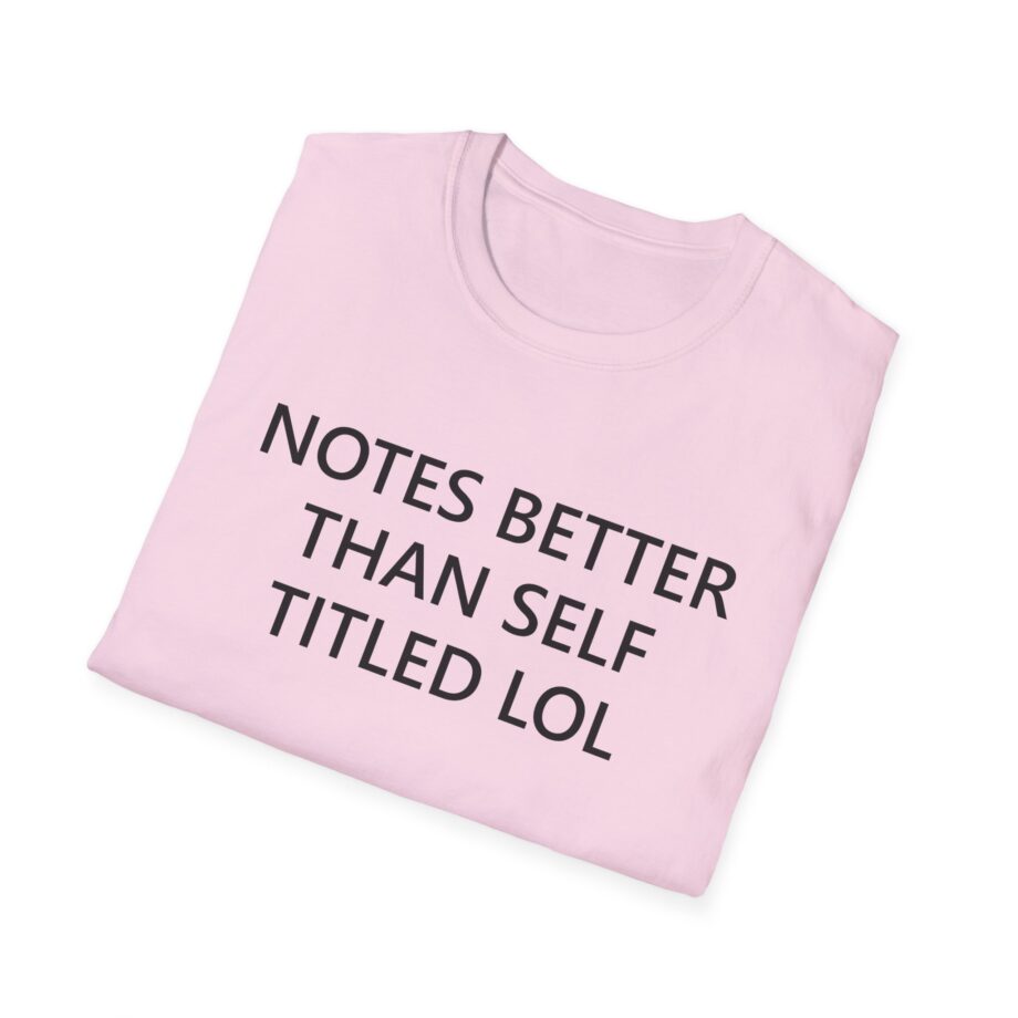 The  Notes > Self Titled Unisex Softstyle T-shirt