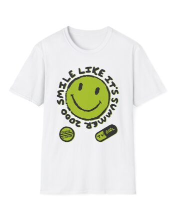 Tv Girl Smile Like It's Summer 2000 Unisex Softstyle T-shirt