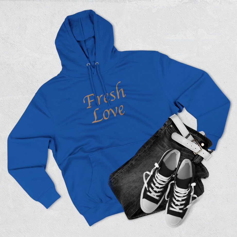 Fresh Love Three-Panel Fleece Hoodie