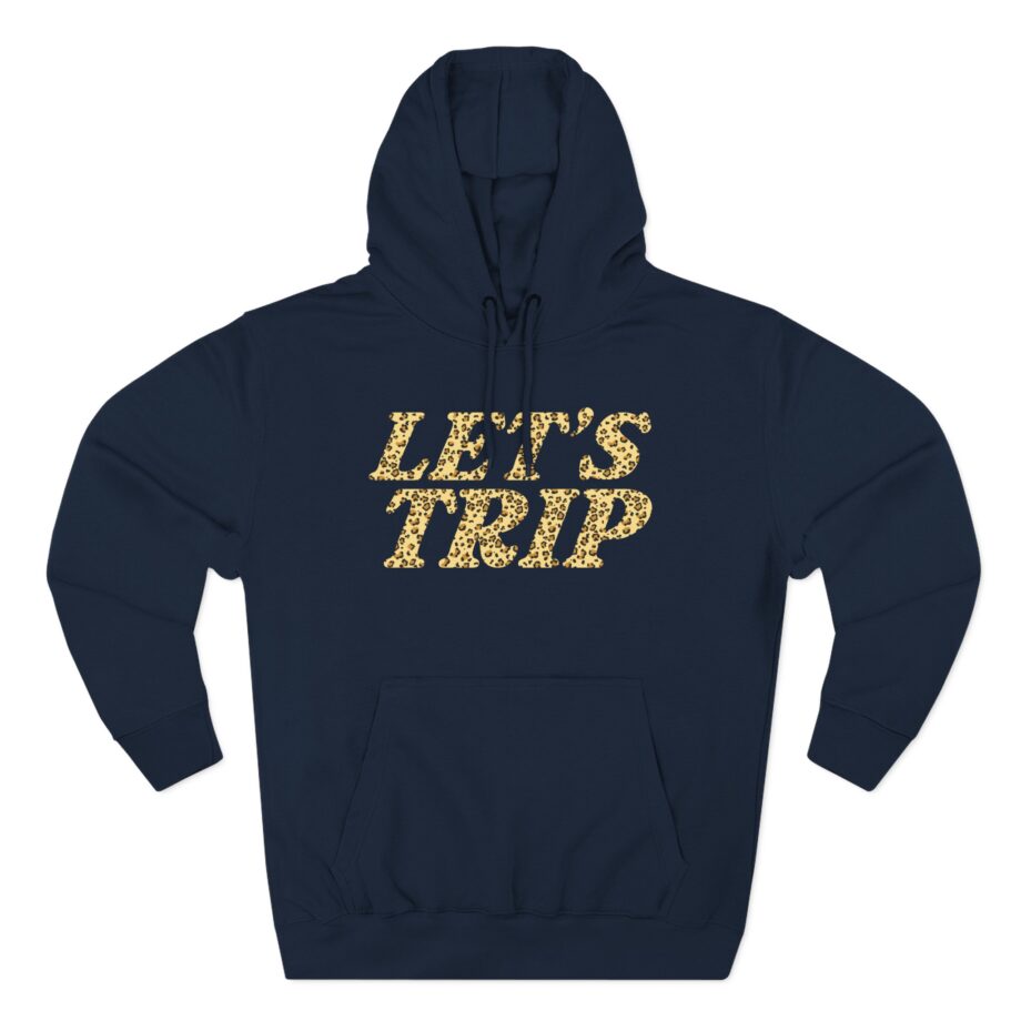 Sturniolo Triplets Let's Trip Cheetah Three-panel Fleece Hoodie