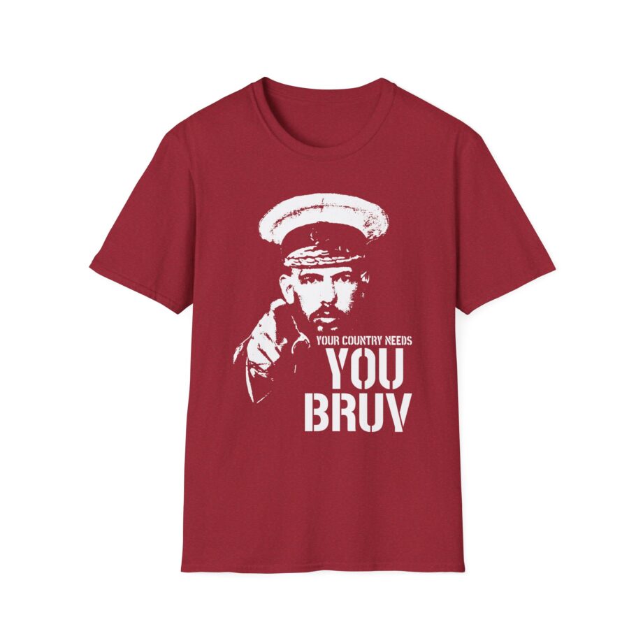 Andrew Tate Your Country Needs You Bruv Unisex Softstyle T-shirt
