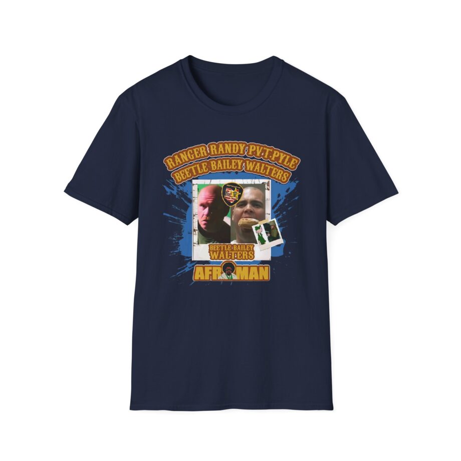 Afroman Ranger Randy Prvate Pyle Beetle Bailey Walters Unisex Softstyle T-Shirt