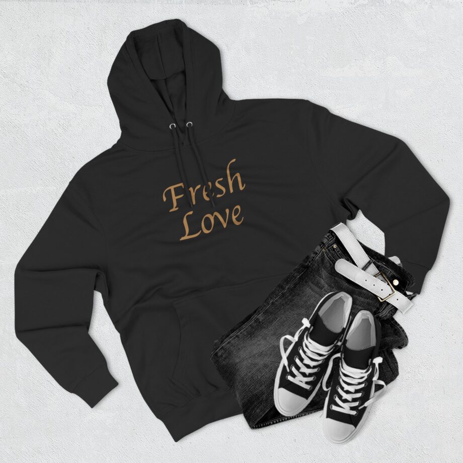 Fresh Love Three-Panel Fleece Hoodie