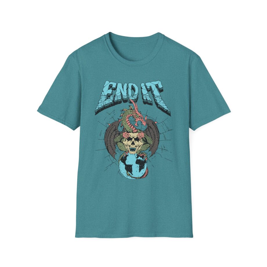End It Dragon Skull Unisex Softstyle T-Shirt