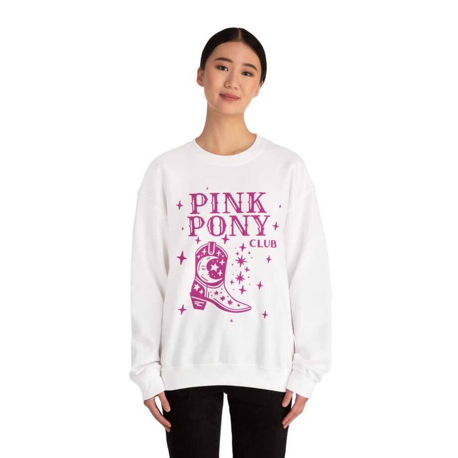 Chappell Roan Pink Pony Club Unisex Heavy Blend Crewneck Sweatshirt