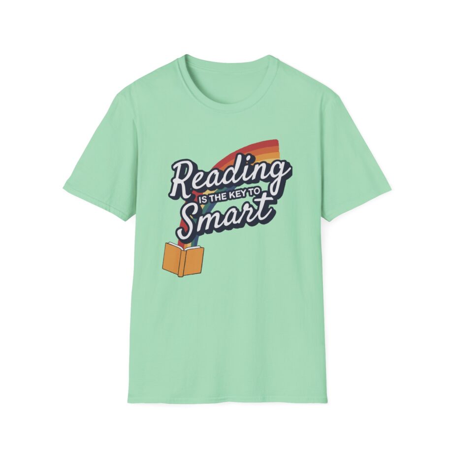 Nate Bargatze Reading is the Key to Smart Unisex Softstyle T-Shirt