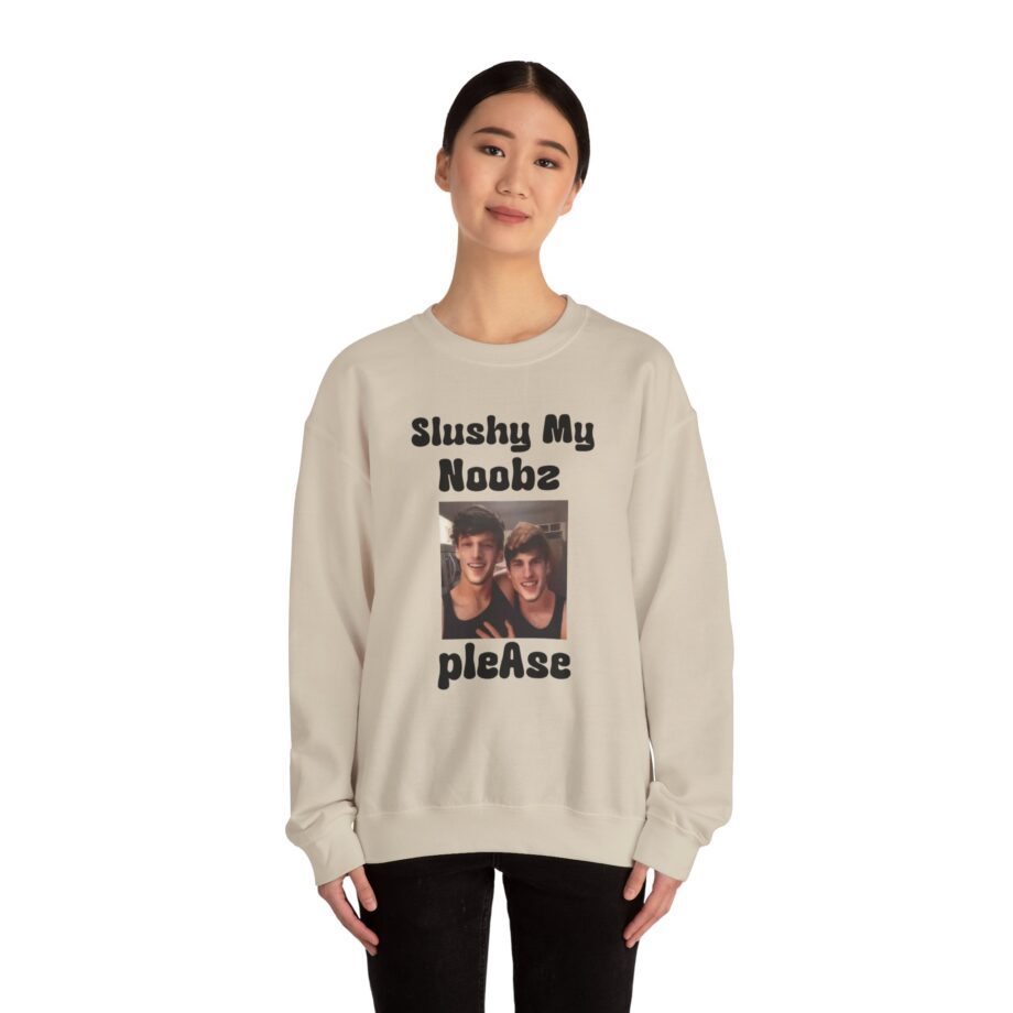 Slushy Noobz Martin and Hamzah Comedy Unisex Heavy Blend Crewneck Sweatshirt