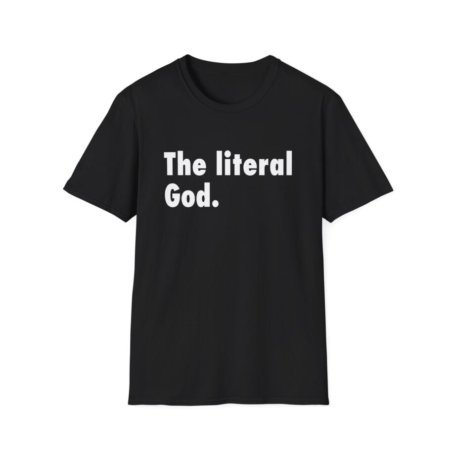 Zackrawrr the Literal God Unisex Softstyle T-shirt