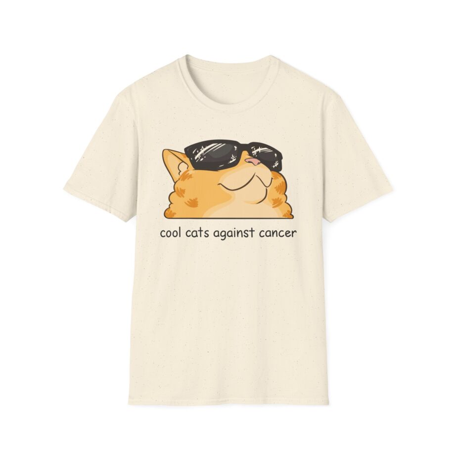 Lilsimsie Cool Cats Against Cancer Unisex Softstyle T-shirt